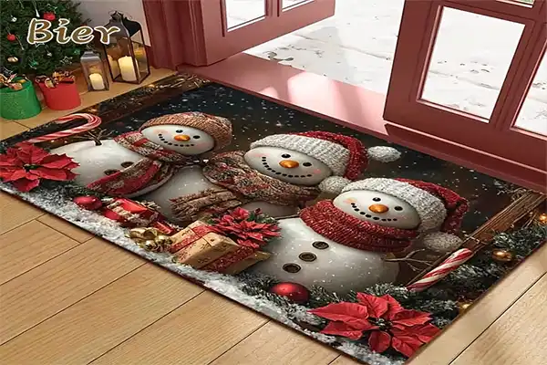 What Size Double Door Christmas Mat Works Best Outdoors?